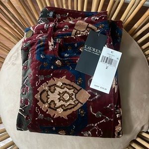Lauren by Ralph Lauren Textile Pants New with Tags